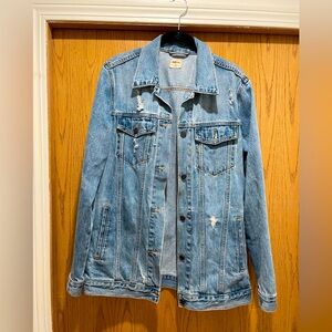 Gap Denim Blue Women's oversized Jacket